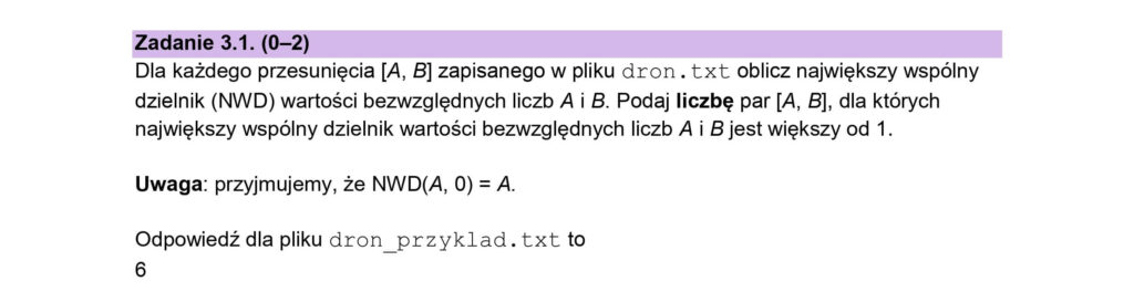 Matura informatyka 2025 - zad 3.1 - odpowiedzi
