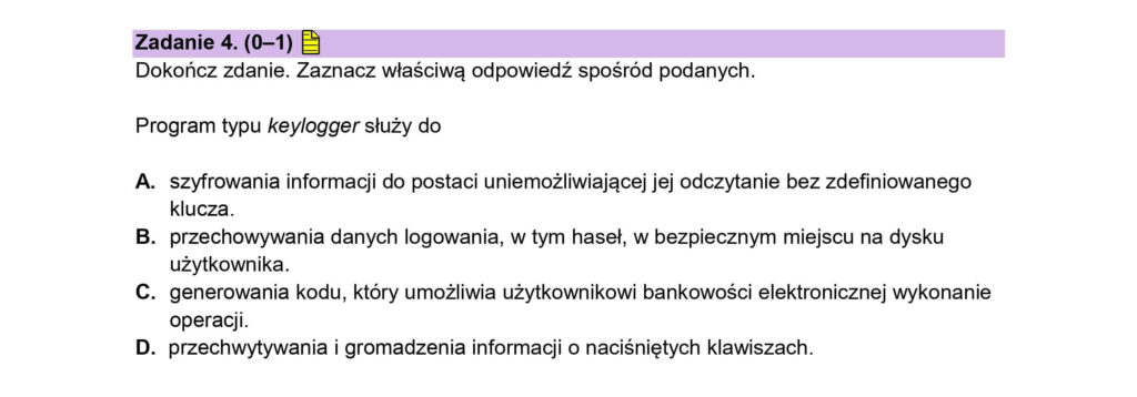 Matura informatyka 2025 - zad 4 - odpowiedzi